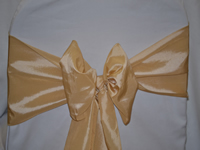 Gold  Taffeta Sash